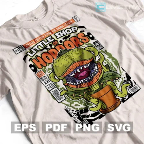 Audrey II de Little Shop of Horrors — Vector Anime Para Imprimir, Sublimar, Estampar y Más (EPS, PDF, PNG y SVG)