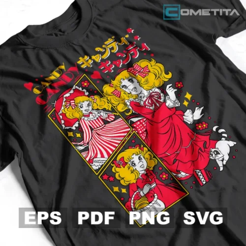 Candy Candy — Vector Anime Para Imprimir, Sublimar, Estampar y Más (EPS, PDF, PNG y SVG)