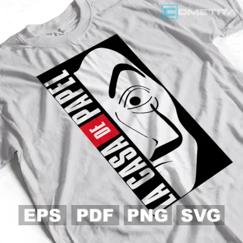 La Casa de Papel — Vector Para Imprimir, Sublimar, Estampar y Más (EPS, PDF, PNG y SVG)