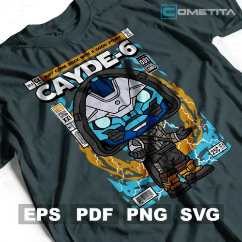 Cayde 6 de Destiny — Vector Funko Para Imprimir, Sublimar, Estampar y Más (EPS, PDF, PNG y SVG)