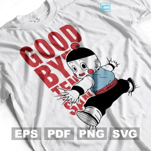 Chaos Good Bye Ten de Dragon Ball — Vector Anime Para Imprimir, Sublimar, Estampar y Más (EPS, PDF, PNG y SVG)