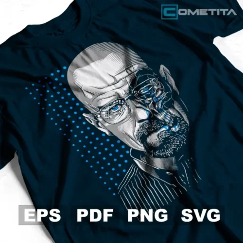 Heisenberg de Breaking Bad — Vector Para Imprimir, Sublimar, Estampar y Más (EPS, PDF, PNG y SVG)