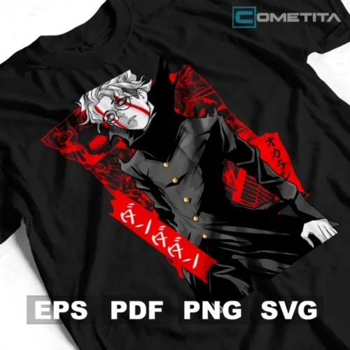 Okarun 2 de Dandadan — Vector Anime Para Imprimir, Sublimar, Estampar y Más (EPS, PDF, PNG y SVG)