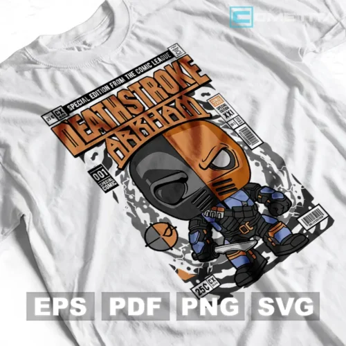 Deathstroke Arkham Funko — Vector de DC Comics Para Imprimir, Sublimar, Estampar y Más (EPS, PDF, PNG y SVG)