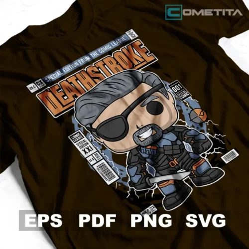 Deathstroke Funko — Vector de DC Comics Para Imprimir, Sublimar, Estampar y Más (EPS, PDF, PNG y SVG)