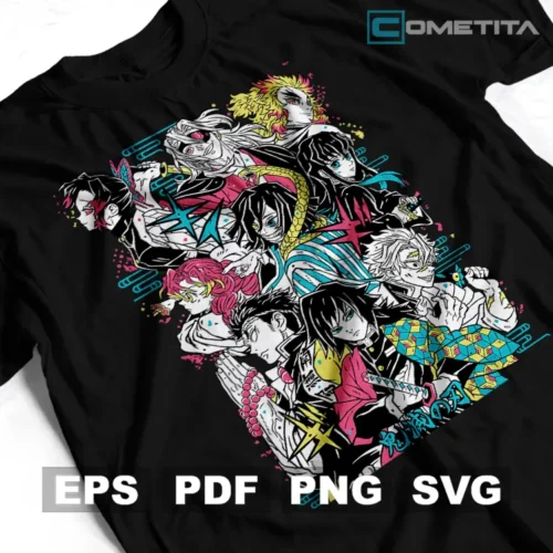 Hashira 2 de Demon Slayer — Vector Anime Para Imprimir, Sublimar, Estampar y Más (EPS, PDF, PNG y SVG)