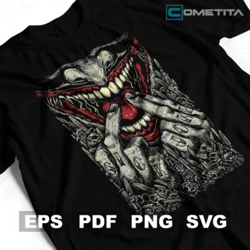 Joker Dedos Suicidas — Vector de DC Comics Para Imprimir, Sublimar, Estampar y Más (EPS, PDF, PNG y SVG)