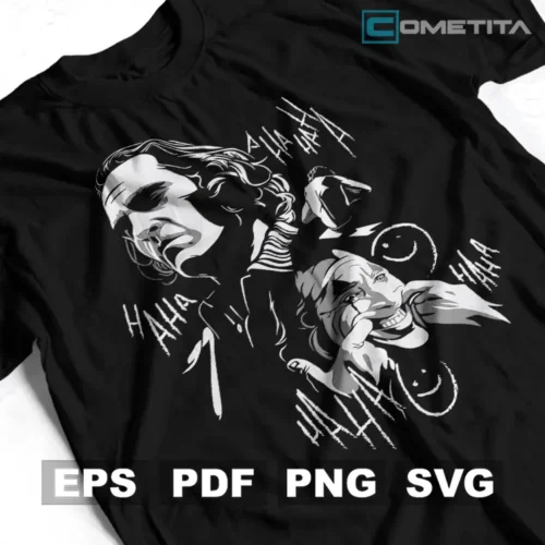 Joker de Joaquin Phoenix — Vector de DC Comics Para Imprimir, Sublimar, Estampar y Más (EPS, PDF, PNG y SVG)