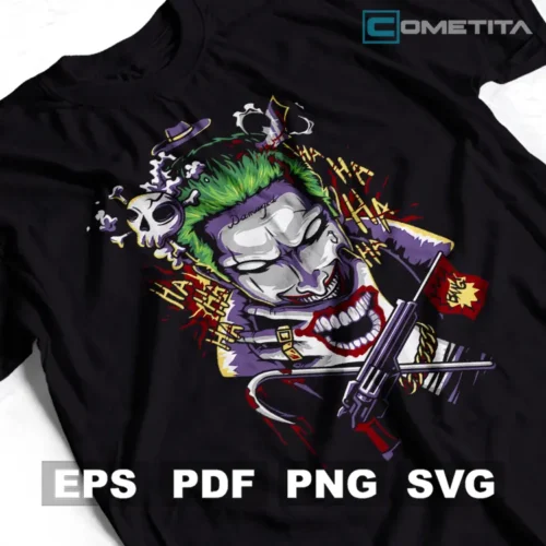 The Joker de DC Comics — Vector de DC Comics Para Imprimir, Sublimar, Estampar y Más (EPS, PDF, PNG y SVG)