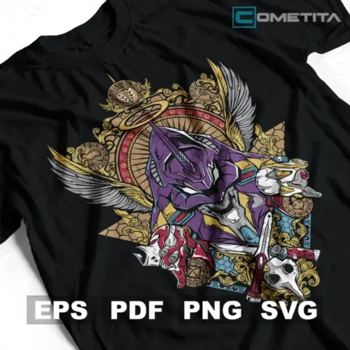 Evangelion Beast 2 — Vector Anime Para Imprimir, Sublimar, Estampar y Más (EPS, PDF, PNG y SVG)