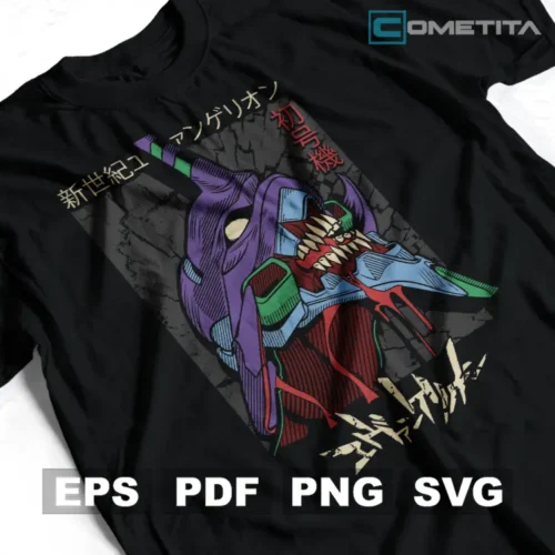 Evangelion Beast — Vector Anime Para Imprimir, Sublimar, Estampar y Más (EPS, PDF, PNG y SVG)