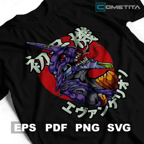Evangelion Beast Plus — Vector Anime Para Imprimir, Sublimar, Estampar y Más (EPS, PDF, PNG y SVG)