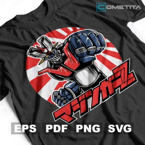 Mazinger Z 2 — Vector Anime Para Imprimir, Sublimar, Estampar y Más (EPS, PDF, PNG y SVG)