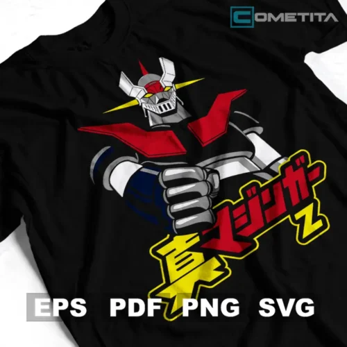 Mazinger Z — Vector Anime Para Imprimir, Sublimar, Estampar y Más (EPS, PDF, PNG y SVG)