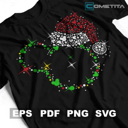 Mickey Navidad — Vector de Disney Para Imprimir, Sublimar, Estampar y Más (EPS, PDF, PNG y SVG)