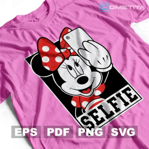 Minnie Navidad — Vector de Disney Para Imprimir, Sublimar, Estampar y Más (EPS, PDF, PNG y SVG)