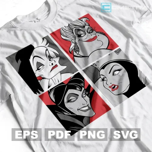 Villanas de Disney — Vector de Disney para imprimir, sublimar, estampar y más (EPS, PDF, PNG y SVG)