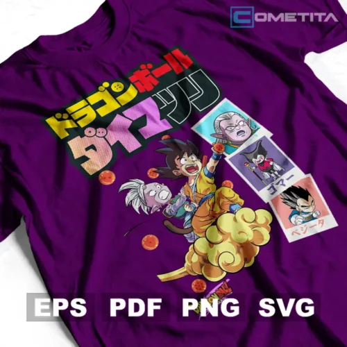 Dragon Ball Daima — Vector de Dragon Ball para imprimir, sublimar, estampar y más (EPS, PDF, PNG y SVG)