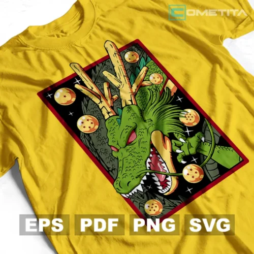 Dragón Divino — Vector de Dragon Ball para imprimir, sublimar, estampar y más (EPS, PDF, PNG y SVG)